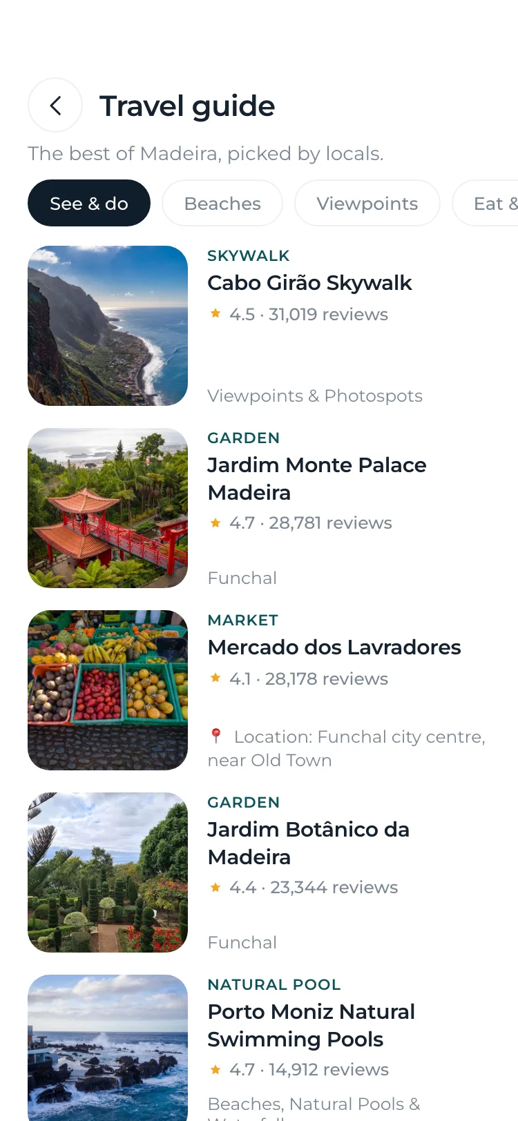 Local guide — things to see and do