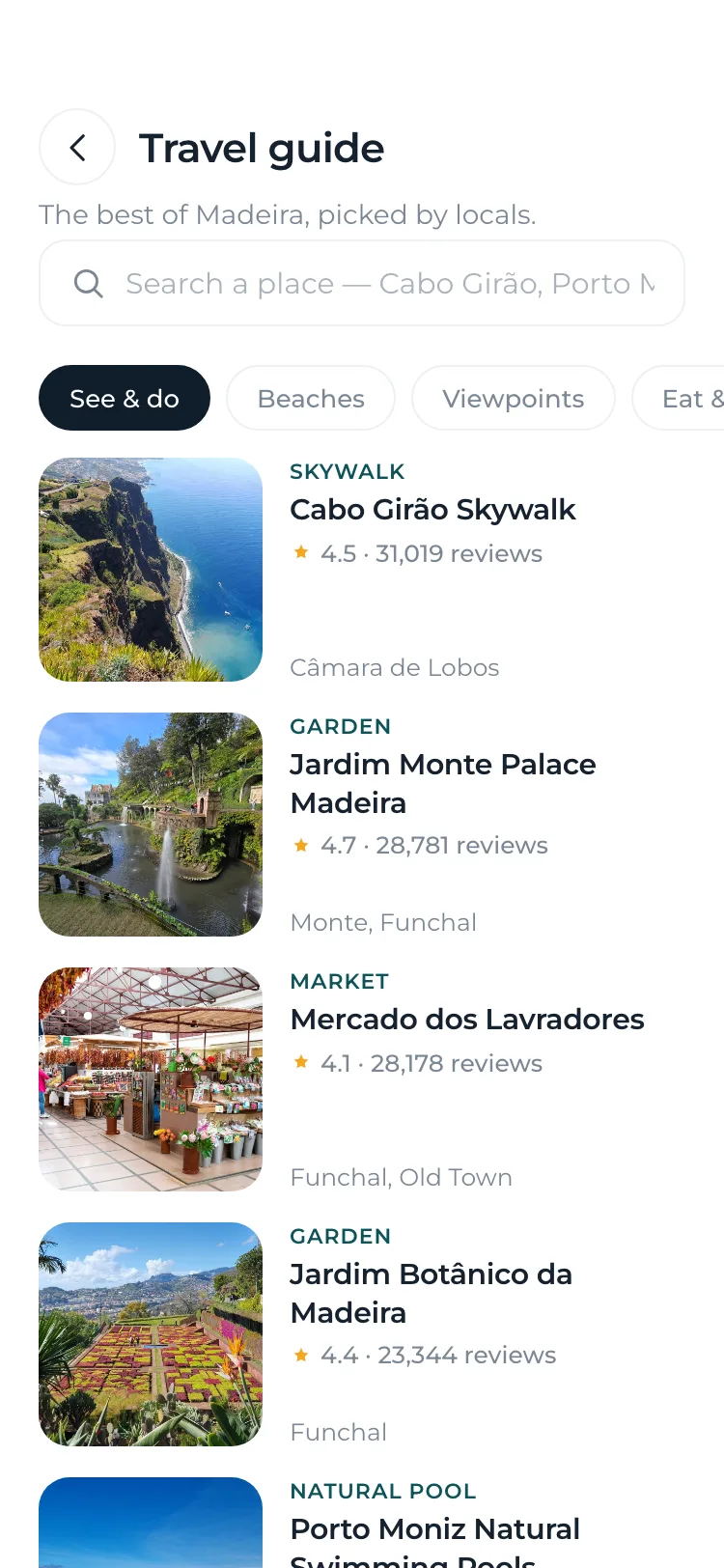 Local guide — things to see and do