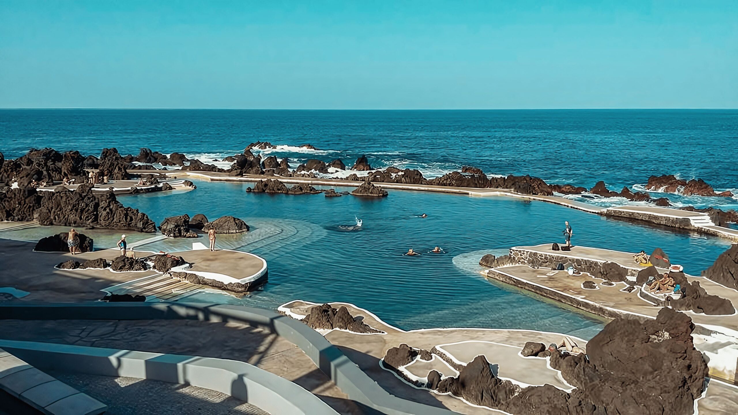 Porto Moniz volcanic pools Madeira West