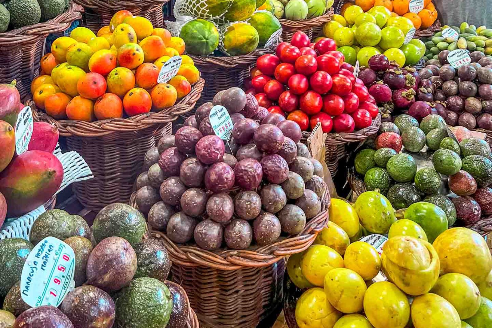 Tropical fruits Madeira