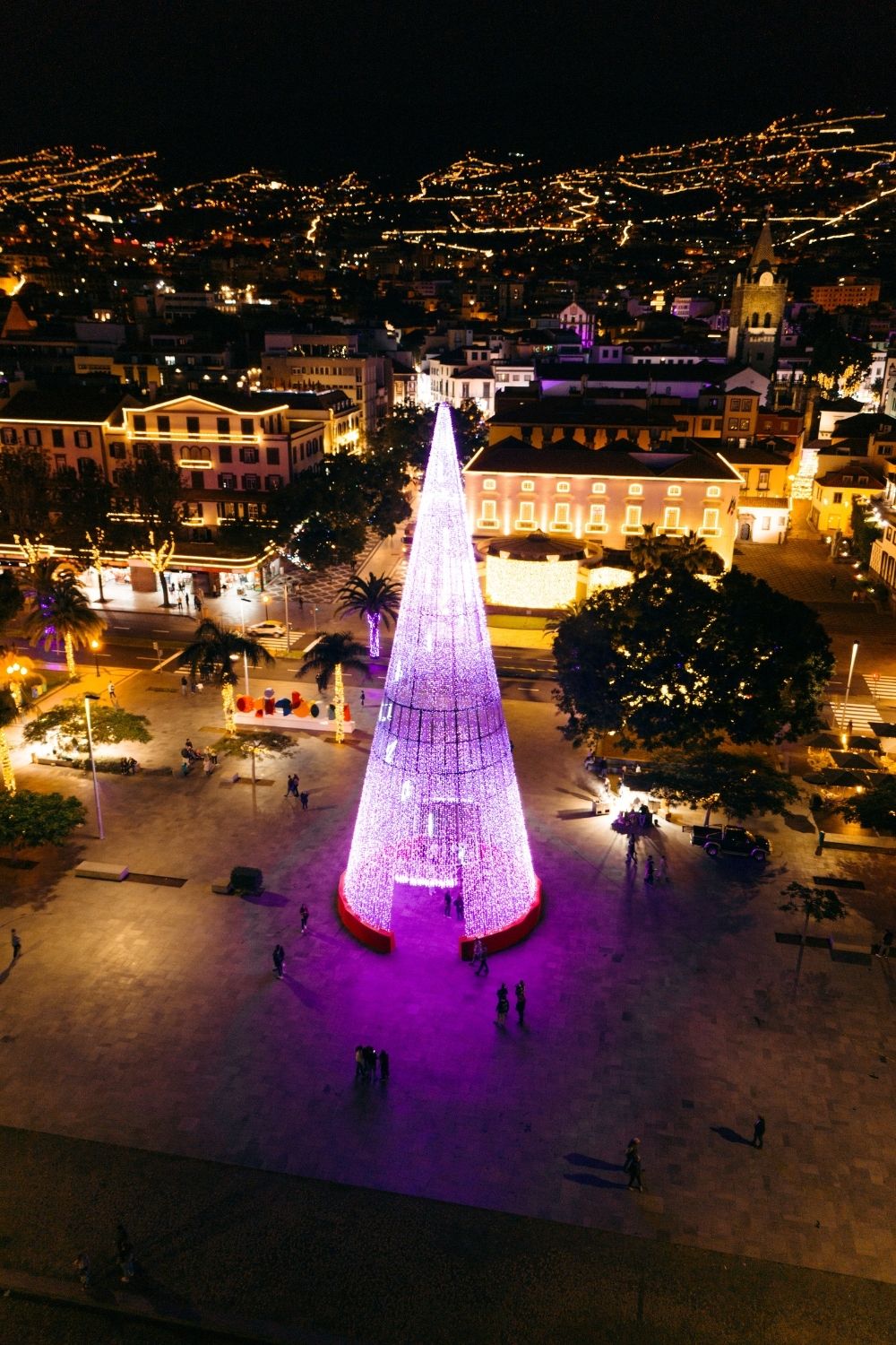 Praca do Povo Christmas lights Funchal photo 1