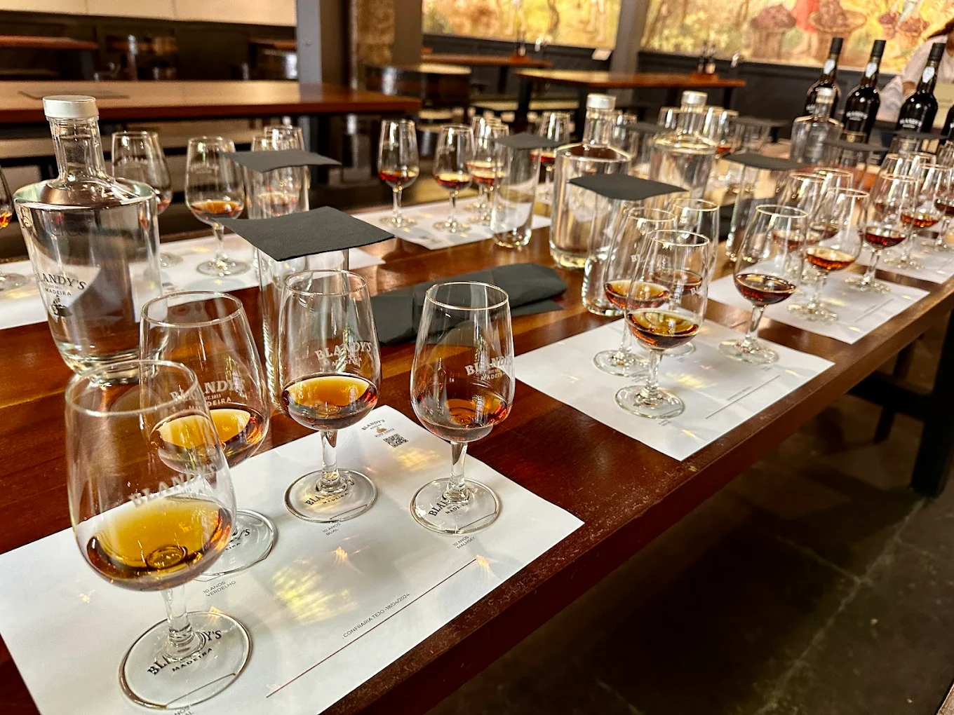 Blandy's Wine Lodge tasting