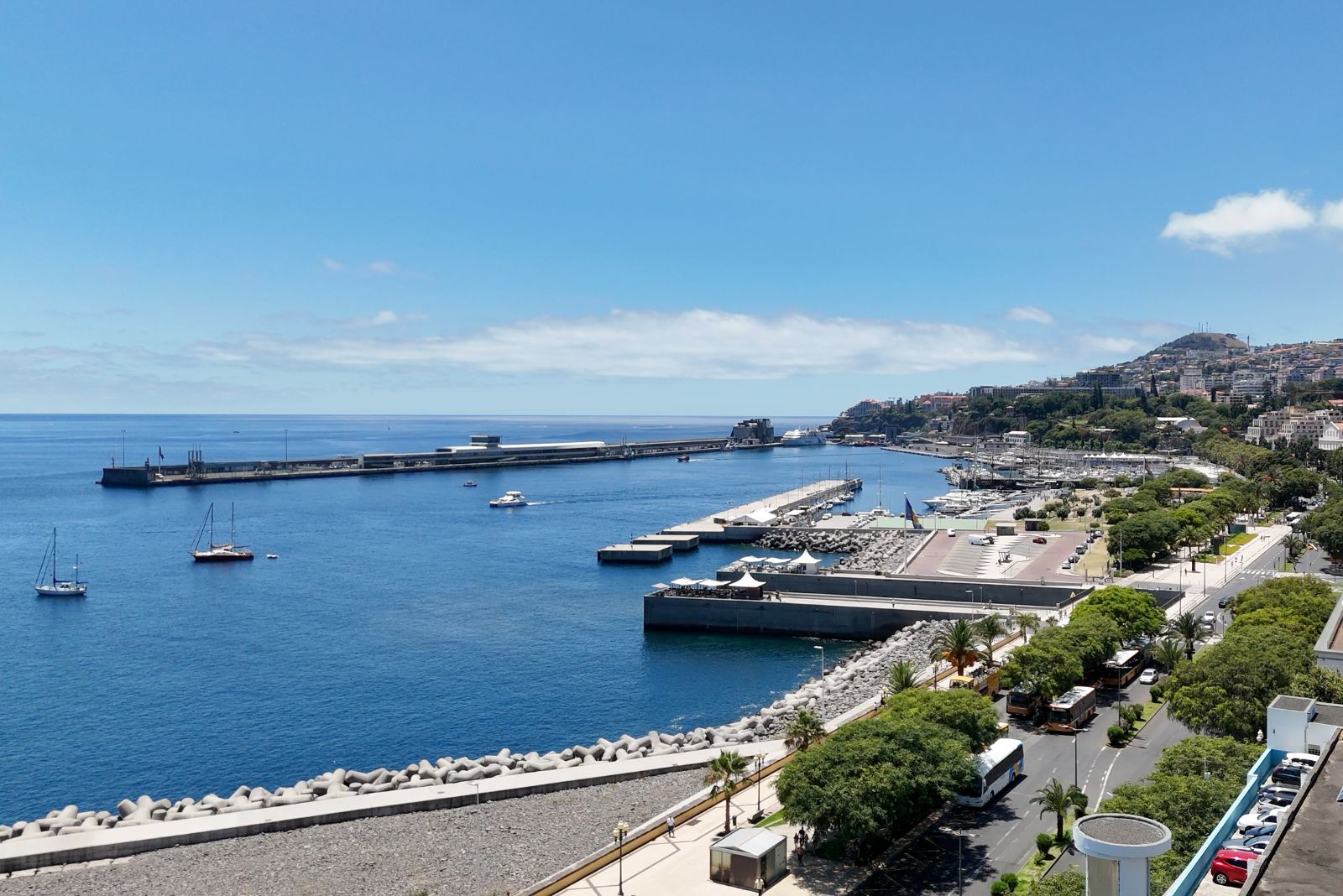 Funchal city centre marina