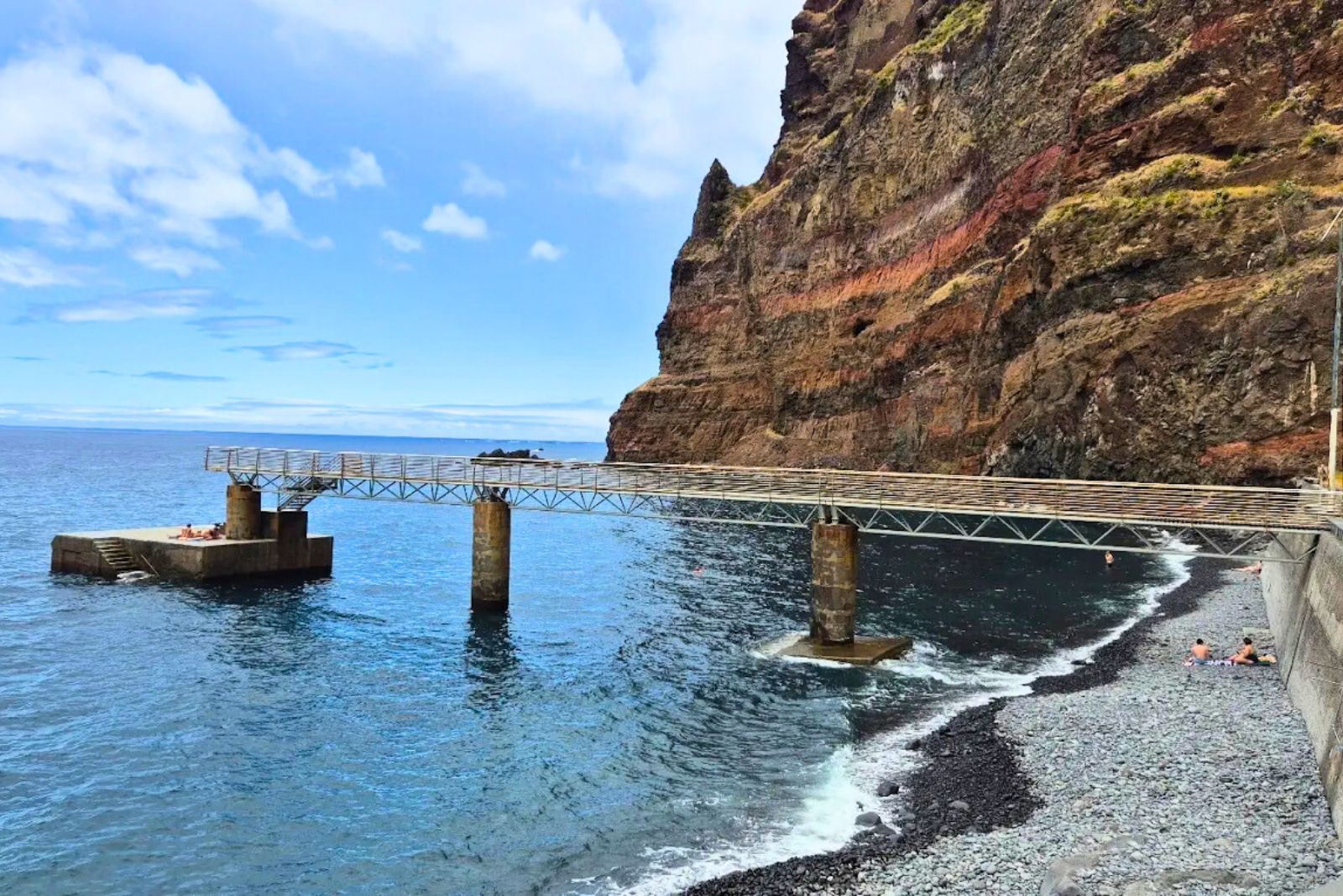 Madalena do Mar pebble beach quiet coastal village Madeira